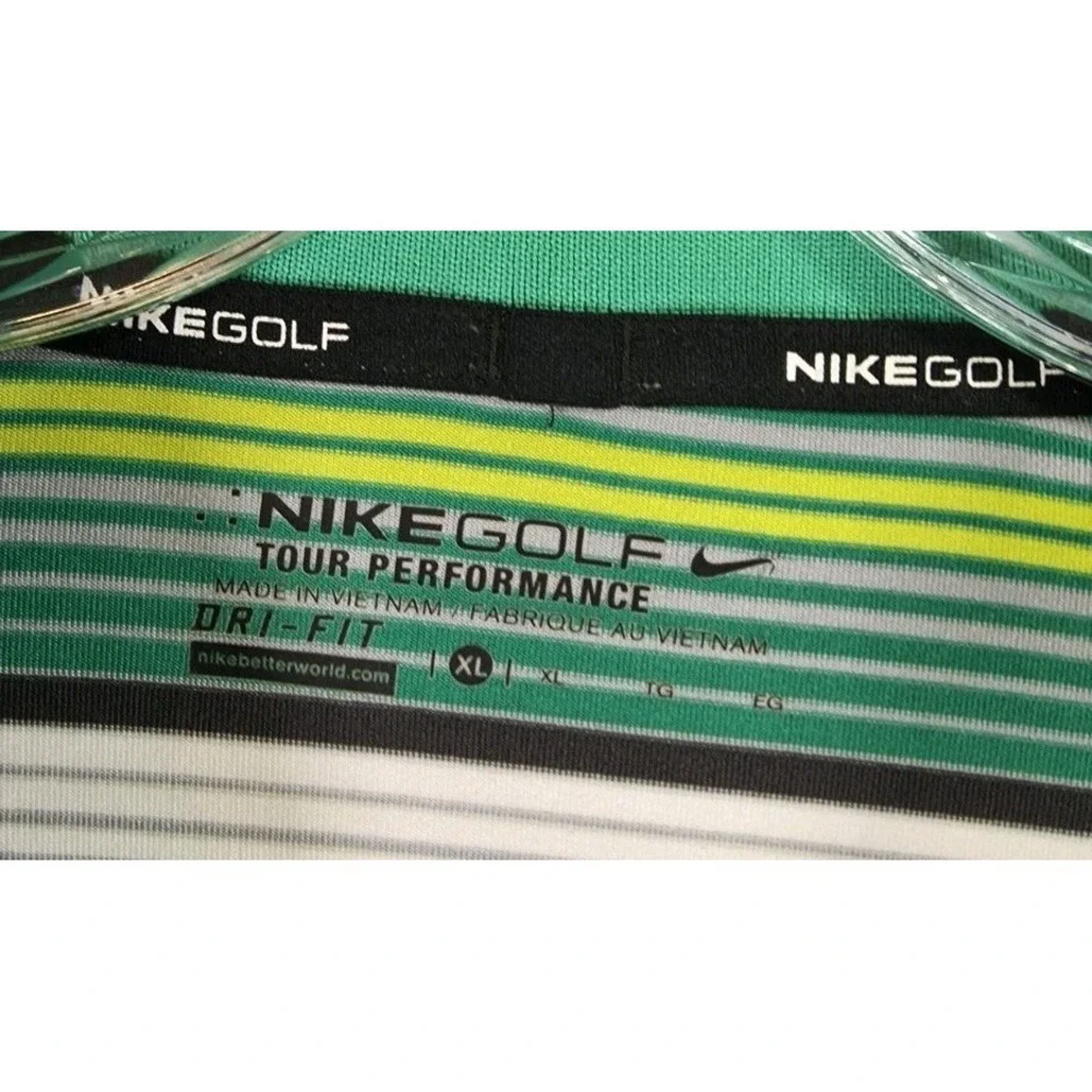 Nike Golf Tour Performance Dri-Fit Polo Shirt‎ Men's Size XL Stretch #585825 Dad